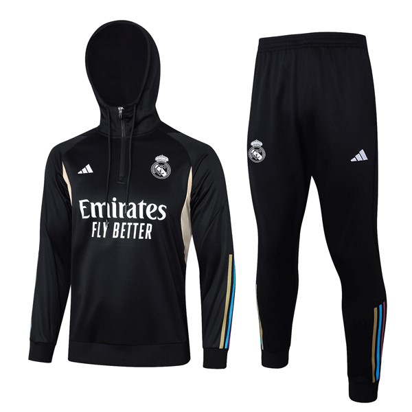 Sweat Shirt Capuche Real Madrid 2024 Noir